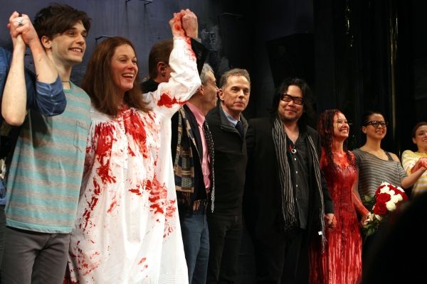 Andy Mientus, Marin Mazzie, Lawrence D. Cohen, Dean Pitchford, Stafford Arima,Molly R Photo