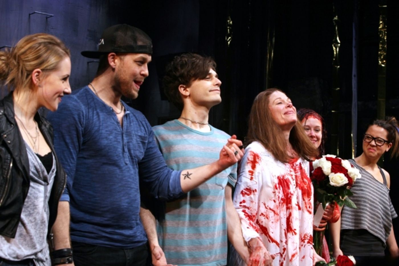 Photo Coverage: CARRIE's Opening Night Bloody Curtain Call!  Image