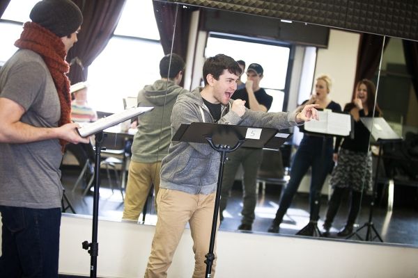 Photos: Ryan Scott Oliver and Matthew Murphy's 35mm in Rehearsal! — photo 7 of 24