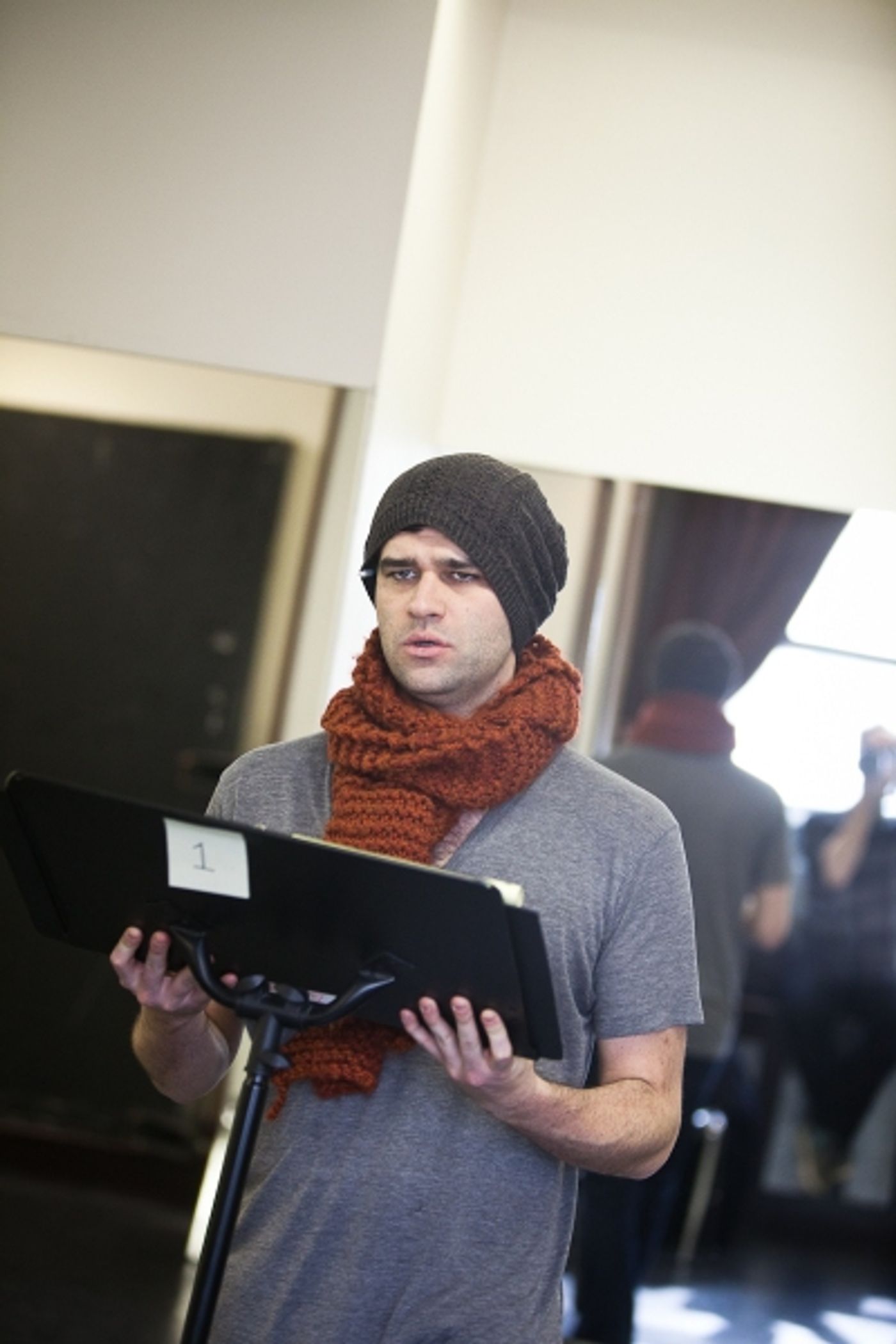 Photo Flash: Ryan Scott Oliver and Matthew Murphy's 35mm in Rehearsal!  Image