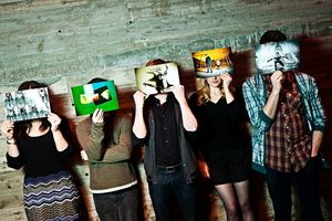 Lindsay Mendez, Alex Brightman, Jay Armstrong Johnson, Betsy Wolfe and Ben Crawford Photo