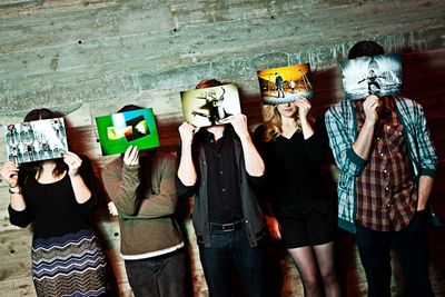 Lindsay Mendez, Alex Brightman, Jay Armstrong Johnson, Betsy Wolfe and Ben Crawford Photo