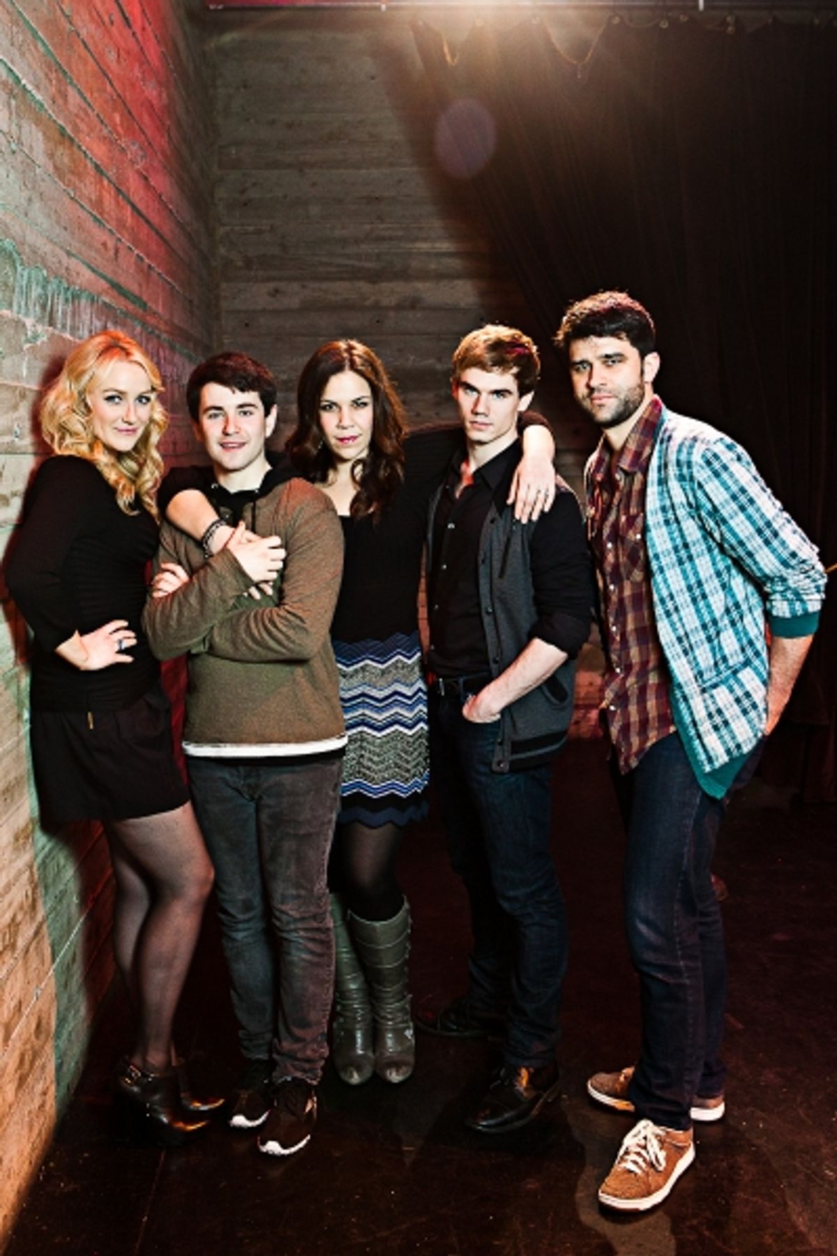 Betsy Wolfe, Alex Brightman, Lindsay Mendez, Jay Armstrong Johnson and Ben Crawford at 