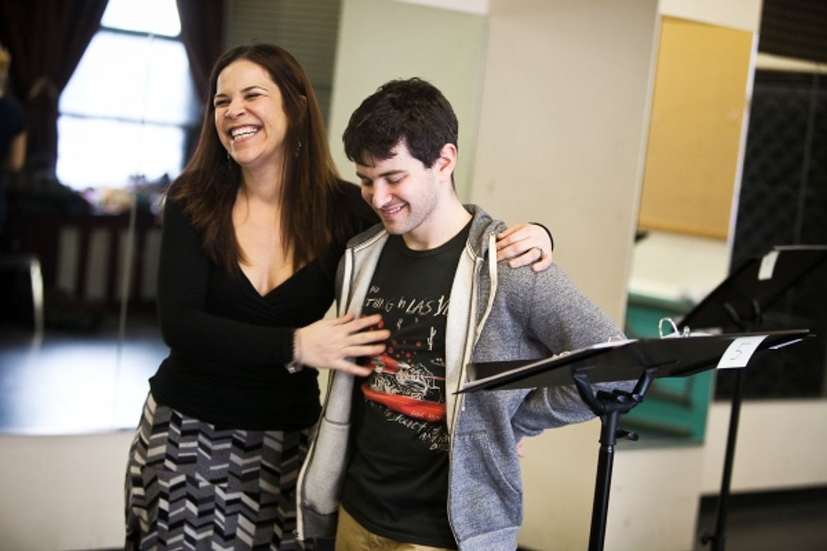 Lindsay Mendez, Alex Brightman at 