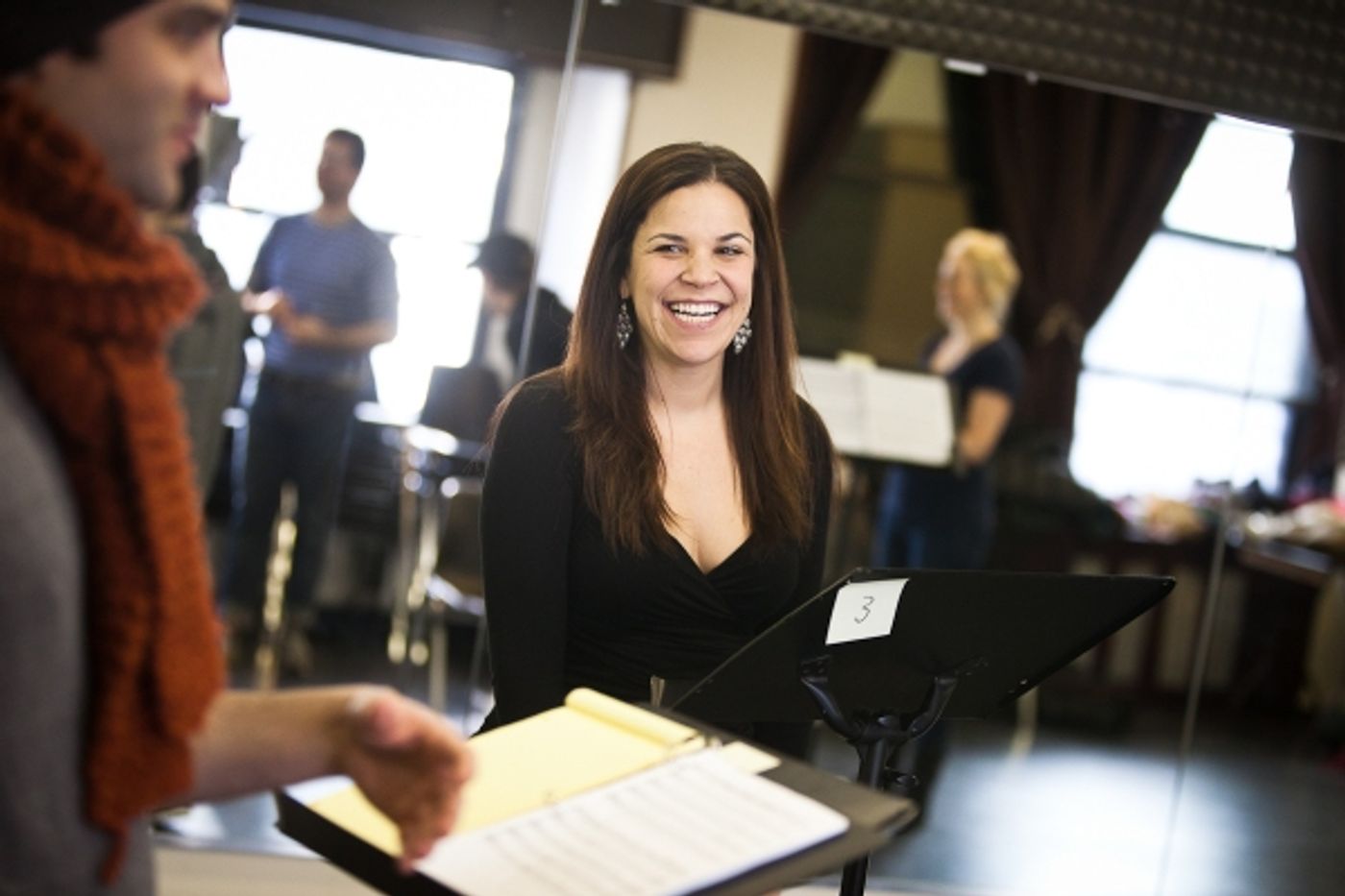 Photo Flash: Ryan Scott Oliver and Matthew Murphy's 35mm in Rehearsal!  Image