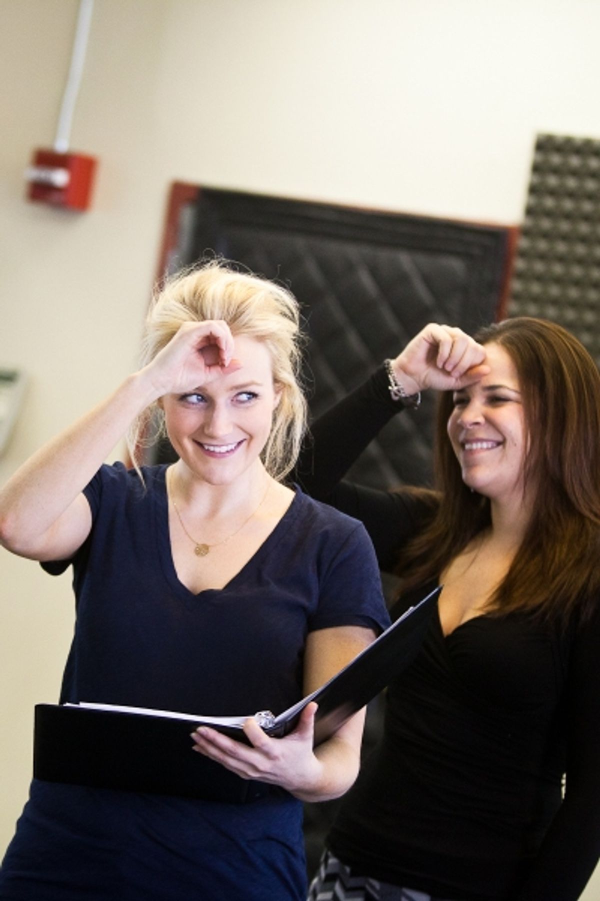 Betsy Wolfe, Lindsay Mendez at 