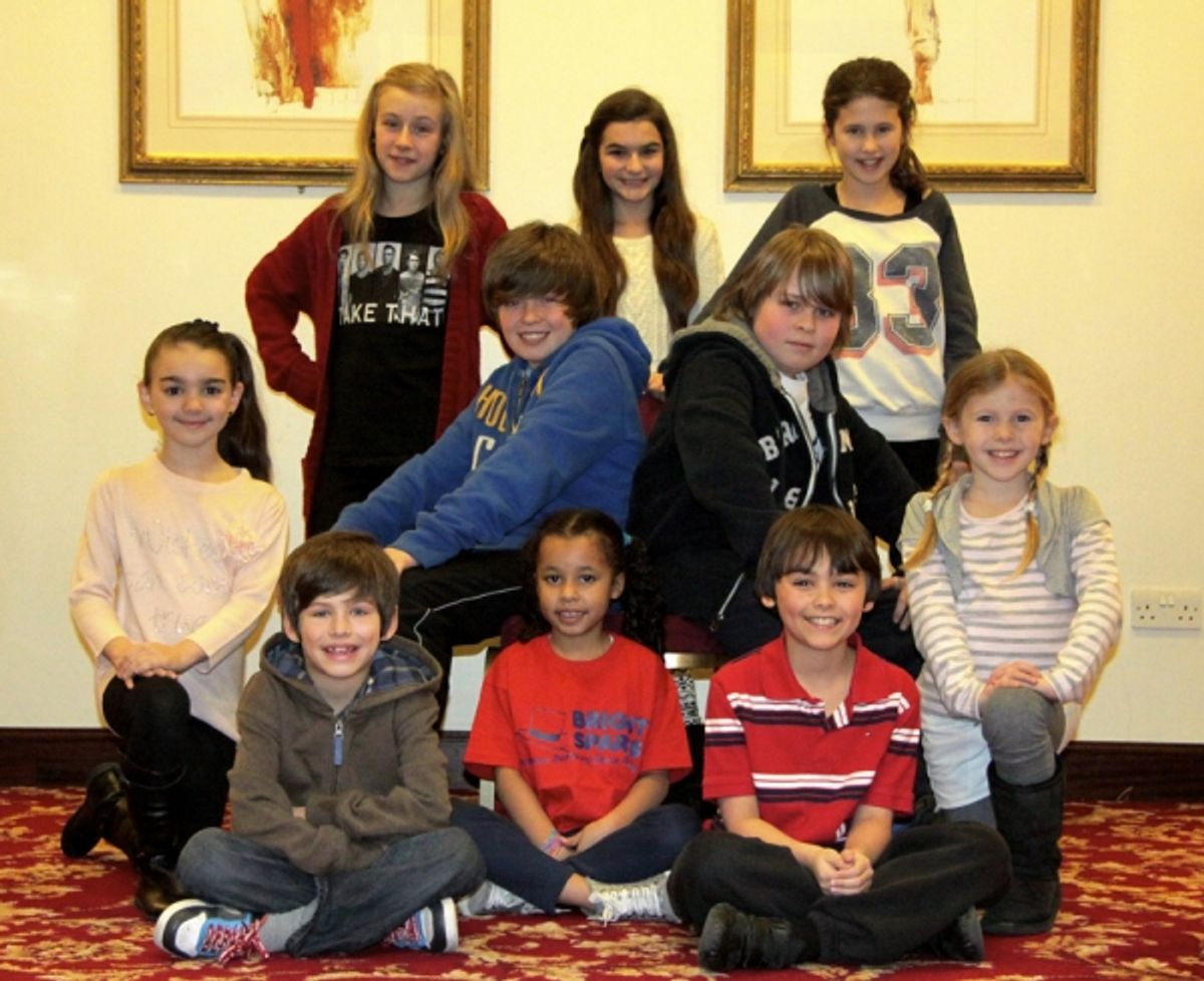 Jessica Adair, Olivia Plummer, Annabel Smith. Middle Row: Elise Blake, Tom Dunnigan, Luke Mills, Iris Jenkins, Nathaniel Smith, Nicole Aliyan Sims, Samuel Phelps-Jones at 