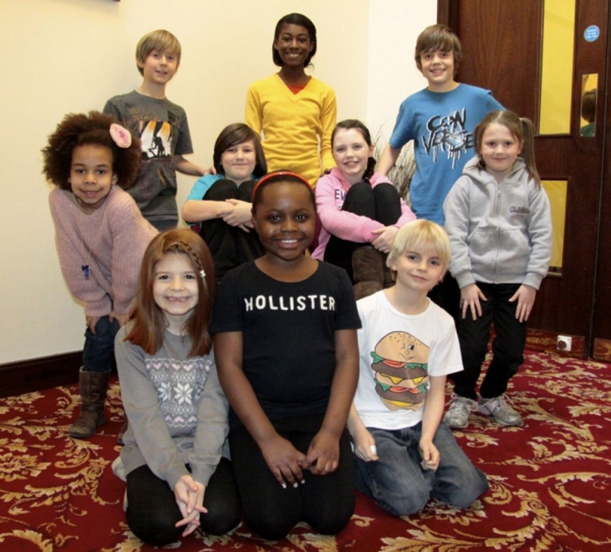 Robert Gain, Deja Linton, Haydon Downing. Middle Row: Ella Pearl Marshall-Pinder, Raefn Gabriel Webber, Amy Phillips, Chay logan Webber, Chloe George, Kimani Arthur, Joe Sheridan at 