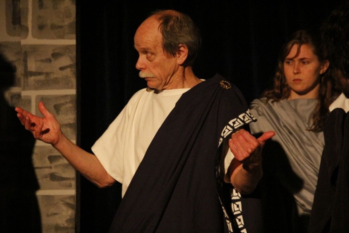 Roger Gans, Laura Reed at Shakespeare Players of RCP Present TIMON OF ATHENS, 3/16-31
