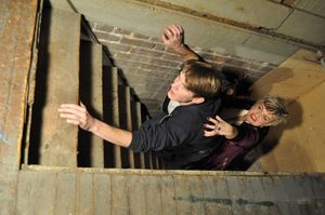 Zak Wziontka as Sigfreid and Sarah MacMillan as Ruby Photo