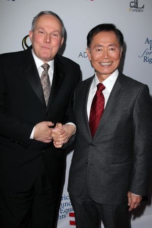 Brad Altman and George Takei  Photo