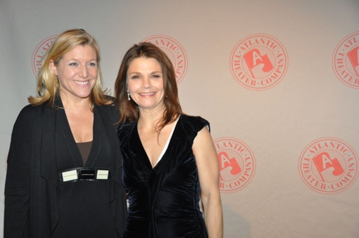 Mary McCann and Kathryn Erbe at 