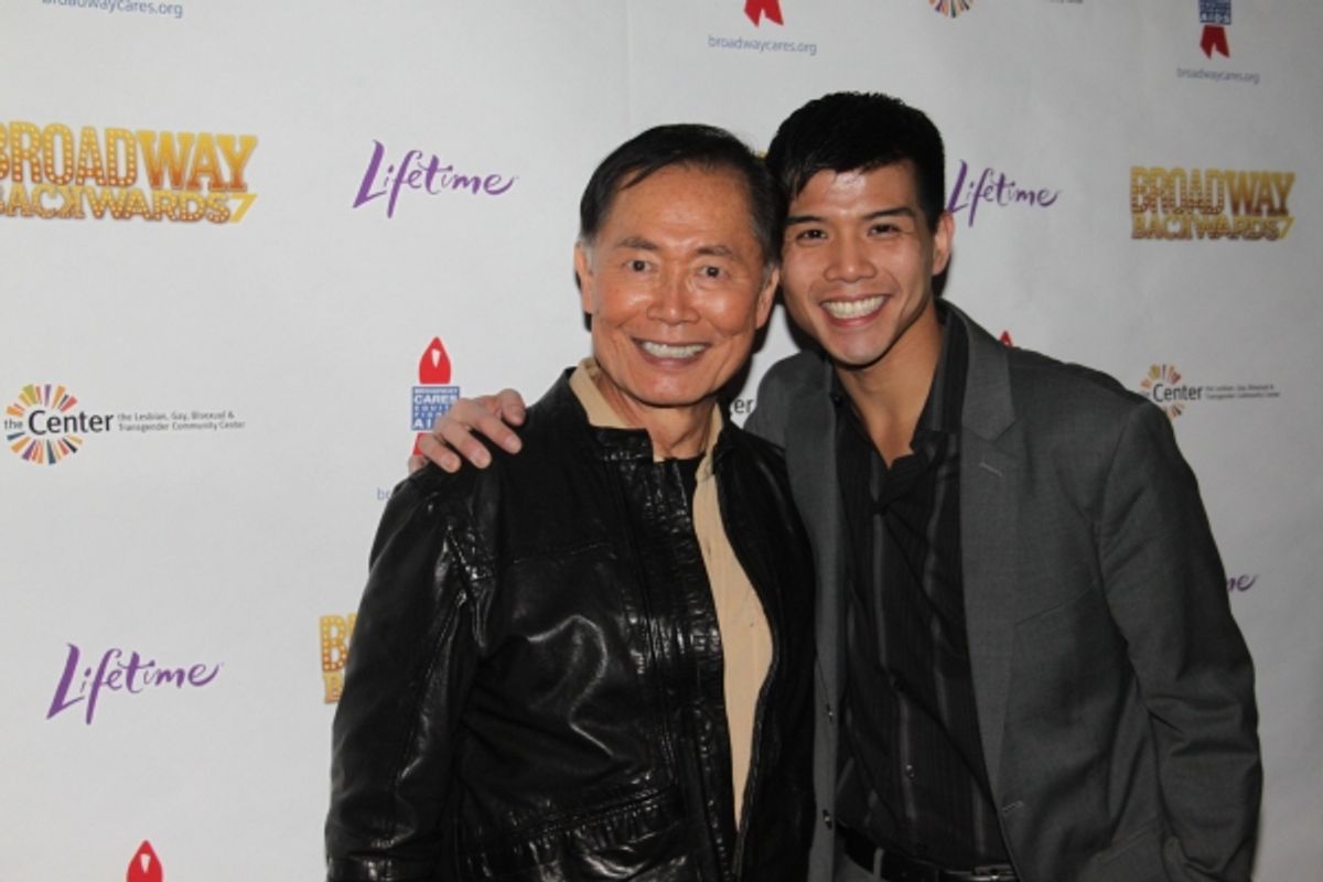George Takei and Telly Leung at 