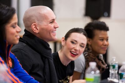 Latoya Brooks, Tony Vincent, Rockettes Dancer Corinne Tighe, and Christina Sajous
 Photo