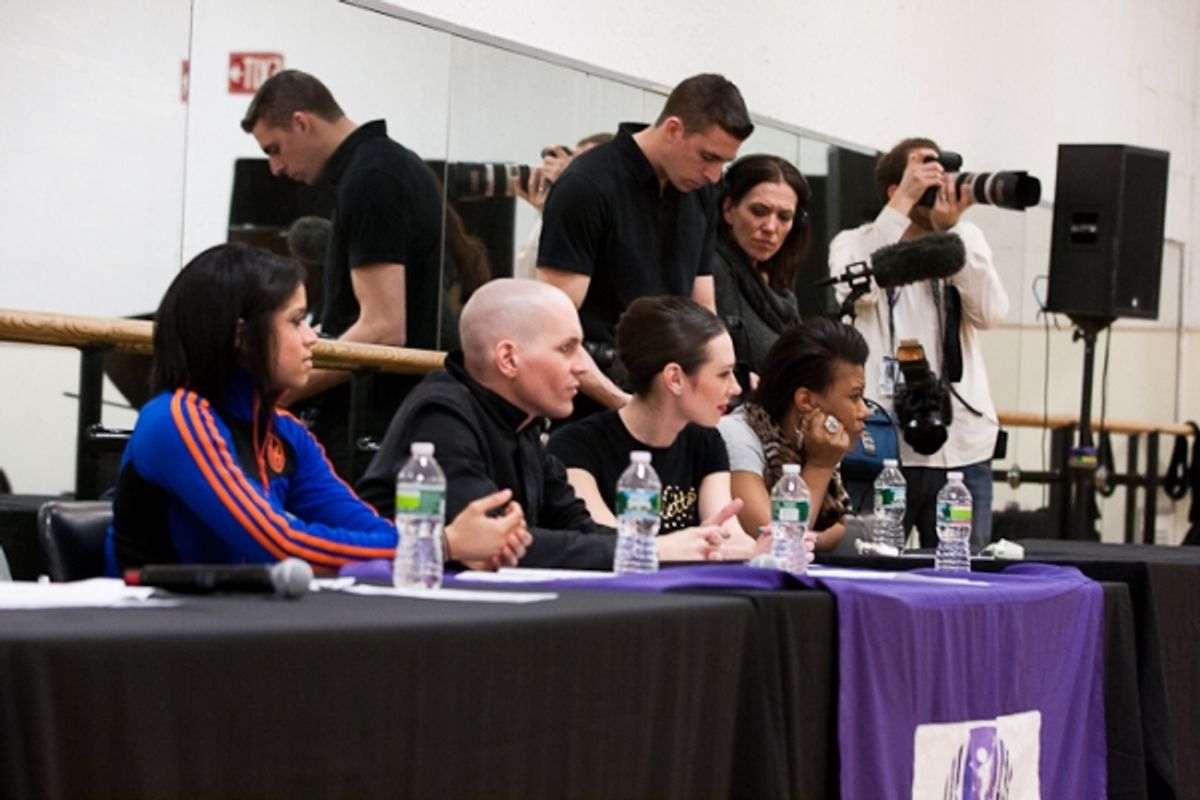 Latoya Brooks, Tony Vincent, Corinne Tighe, and Christina Sajous
 at 