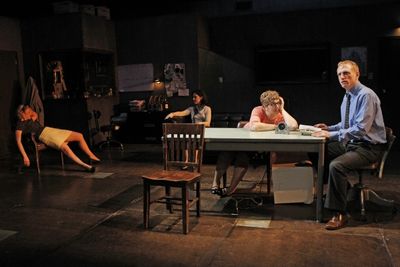 Annie McNamara, Victoria Vazquez, Kate Scelsa and Scott Shepherd in GATZ, created by  Photo