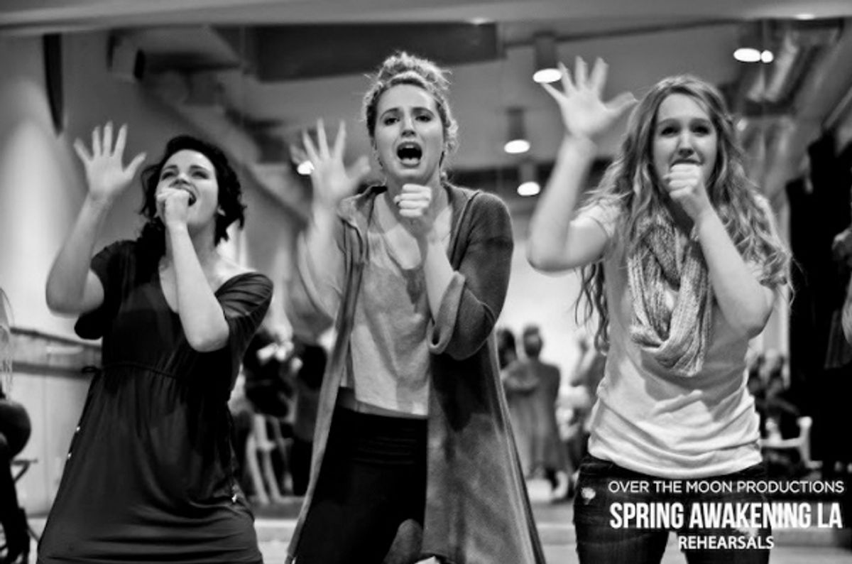 Lindsay Pearce, Molly McCook and Hope Lauren at 