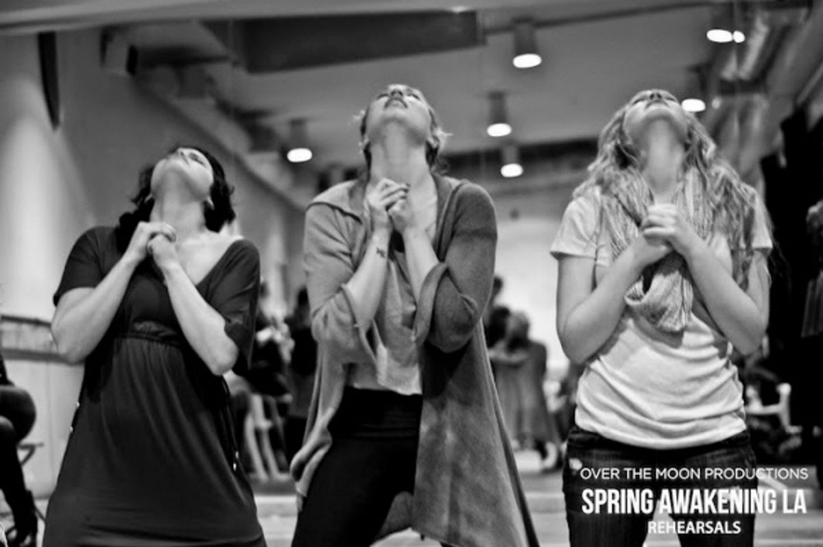 Lindsay Pearce, Molly McCook and Hope Lauren at 