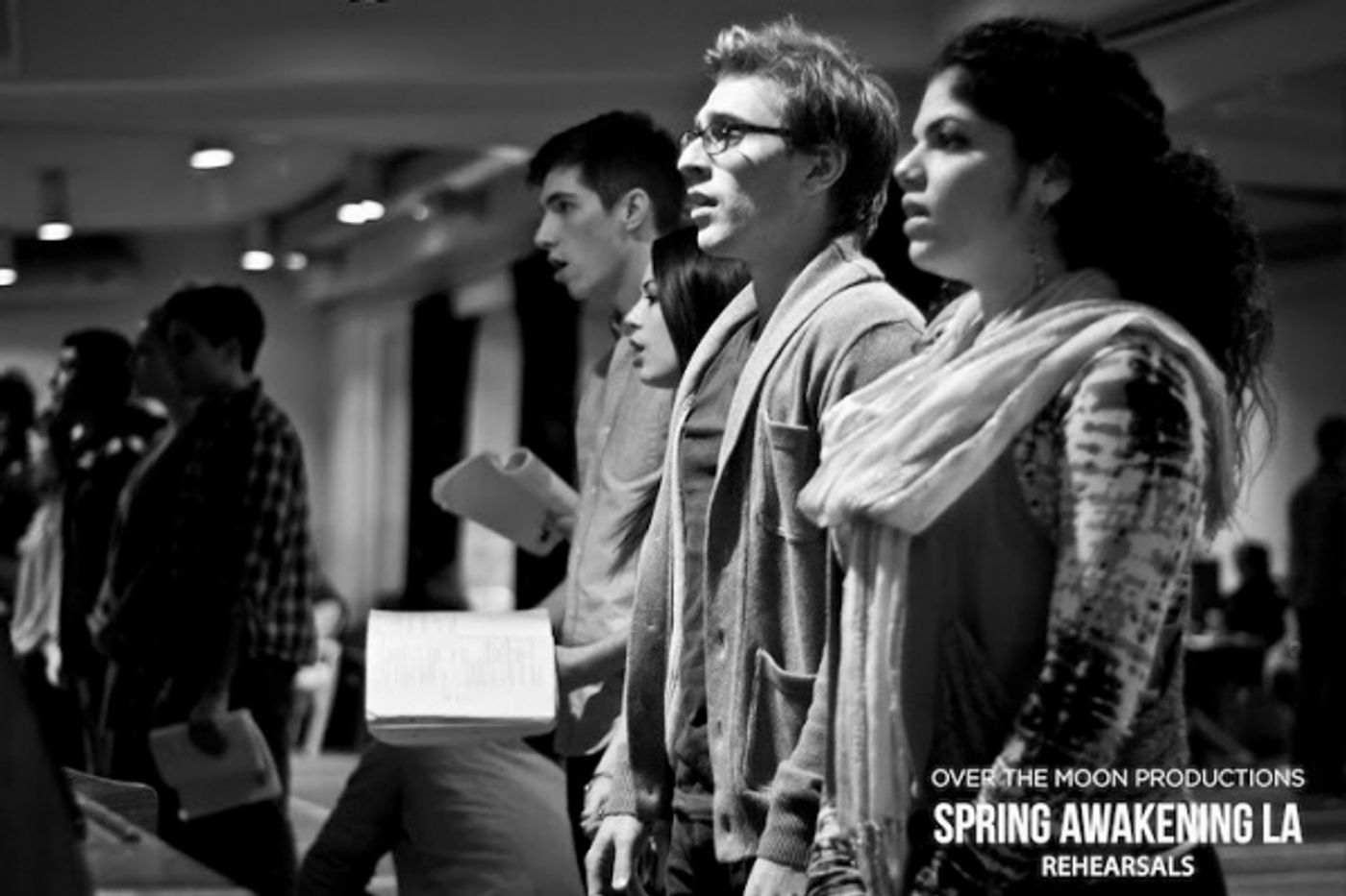 Photo Flash: GLEE's Lindsay Pearce & PRETTY LITTLE LIARS' Janel Parrish Rehearse SPRING AWAKENING In LA!  Image