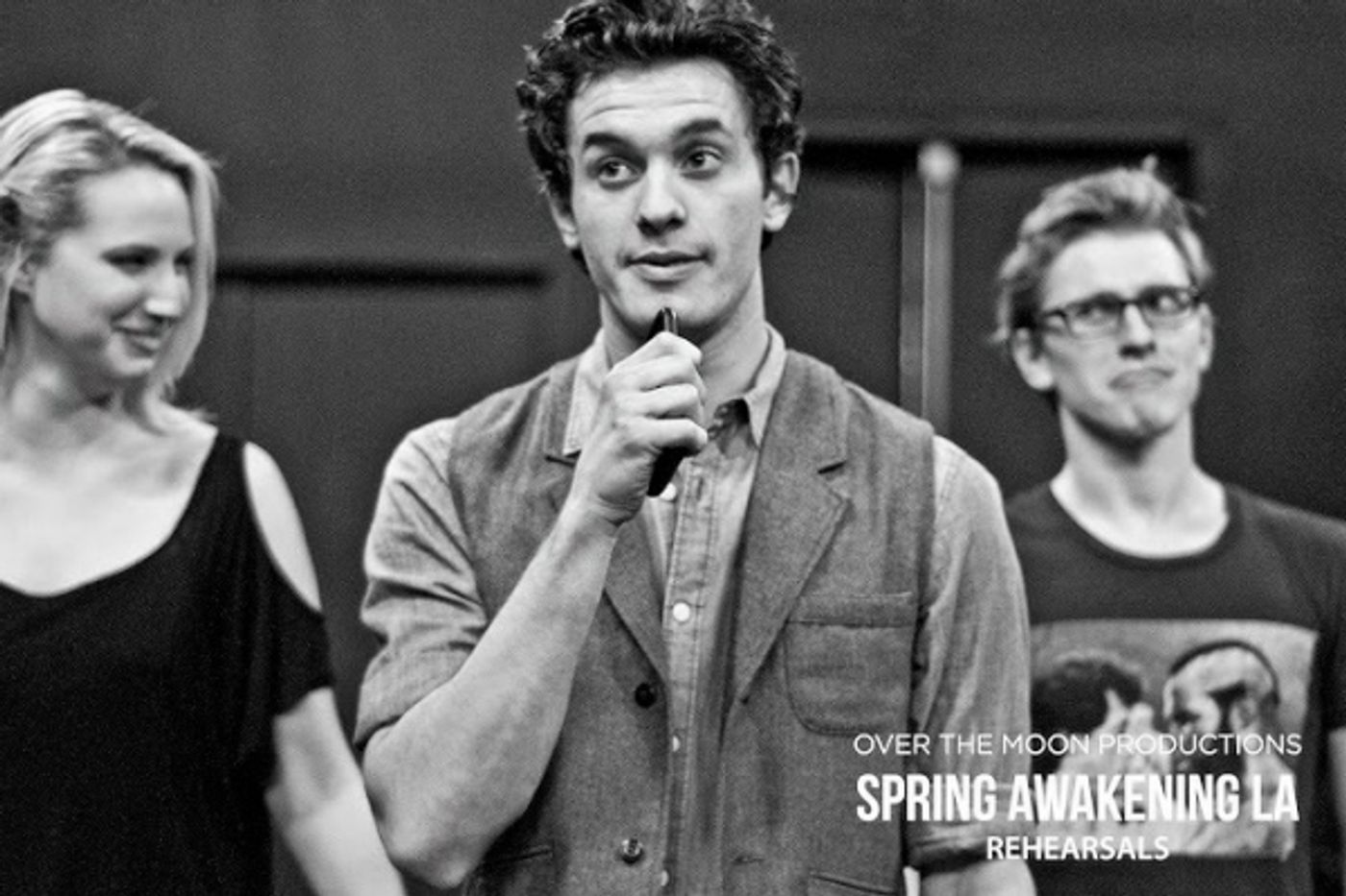 Photo Flash: GLEE's Lindsay Pearce & PRETTY LITTLE LIARS' Janel Parrish Rehearse SPRING AWAKENING In LA!  Image