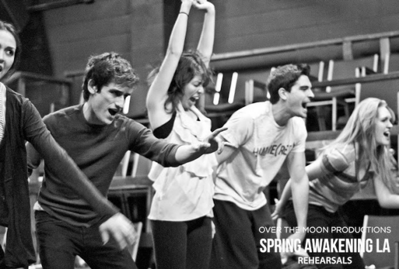 Photo Flash: GLEE's Lindsay Pearce & PRETTY LITTLE LIARS' Janel Parrish Rehearse SPRING AWAKENING In LA!  Image