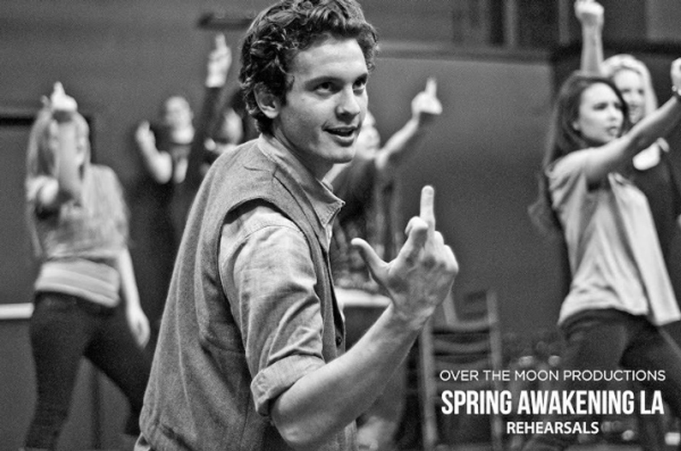 Photo Flash: GLEE's Lindsay Pearce & PRETTY LITTLE LIARS' Janel Parrish Rehearse SPRING AWAKENING In LA!  Image