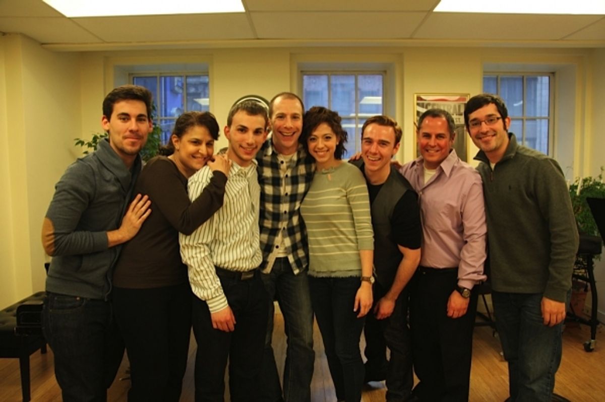 Jose Paz (Dr. Fine/Dr. Madden), Debra Carozza-Lynch (Diana), Charles Santoro (music director), Charlie Alterman, Michelle Lauto (Natalie), Vince Ricco (Gabe), Michael Monks (Dan), Alan Van Antwerp (Henry)
 at 