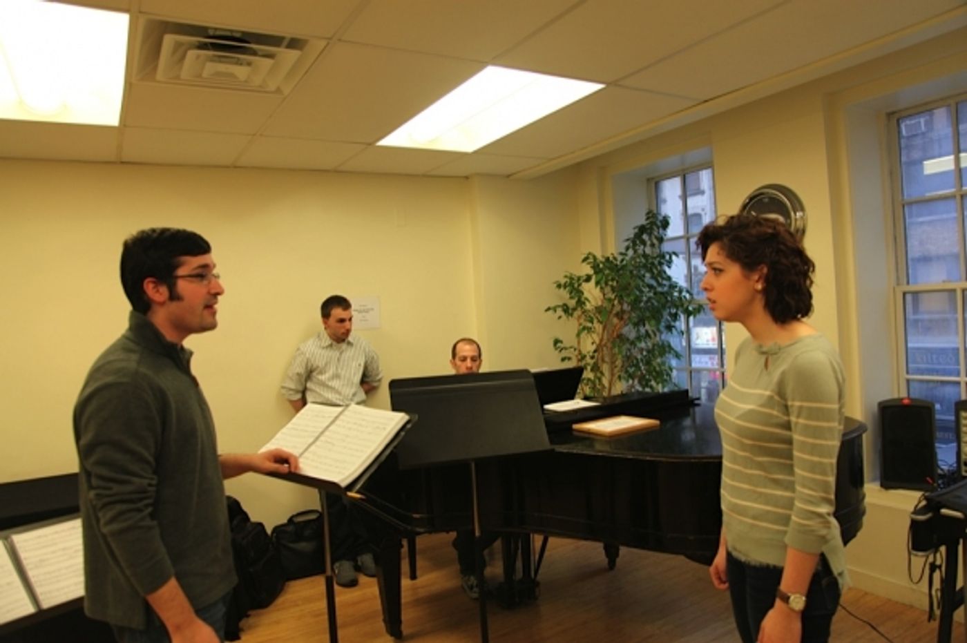 Photo Flash: Old Library Theatre’s NEXT TO NORMAL Cast Meets Charlie Alterman  Image