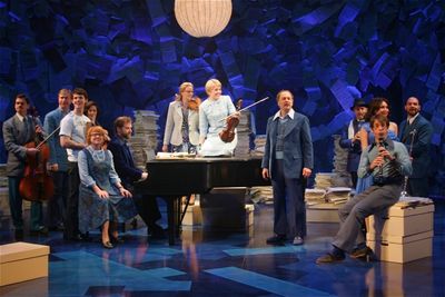 Malcom Gets and the cast of Merrily We Roll Along
 Photo