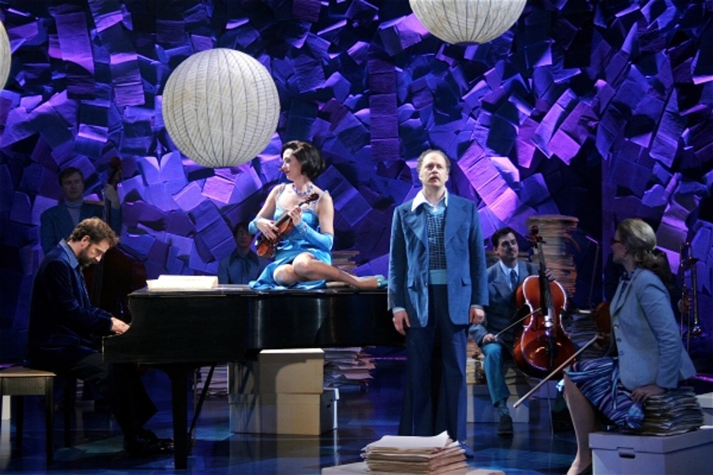 Photo Flash: First Look at Malcolm Gets, Becky Ann Baker, et al. in John Doyle-Helmed MERRILY WE ROLL ALONG  Image