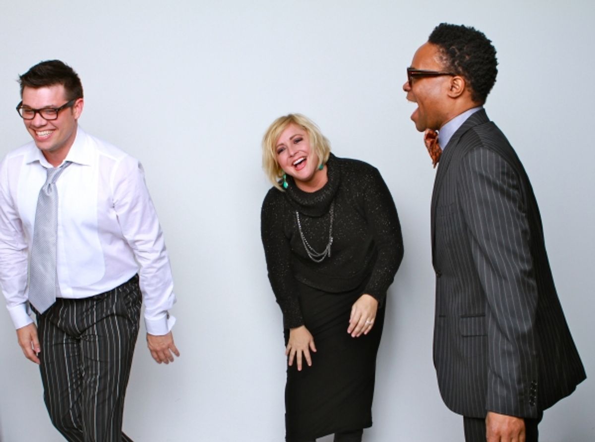 James Kinney, Nikki Snelson and Billy Porter at 