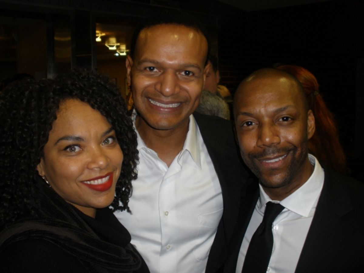 Diana Zollicoffer, Erick Pinnick and T. Oliver Reid at 