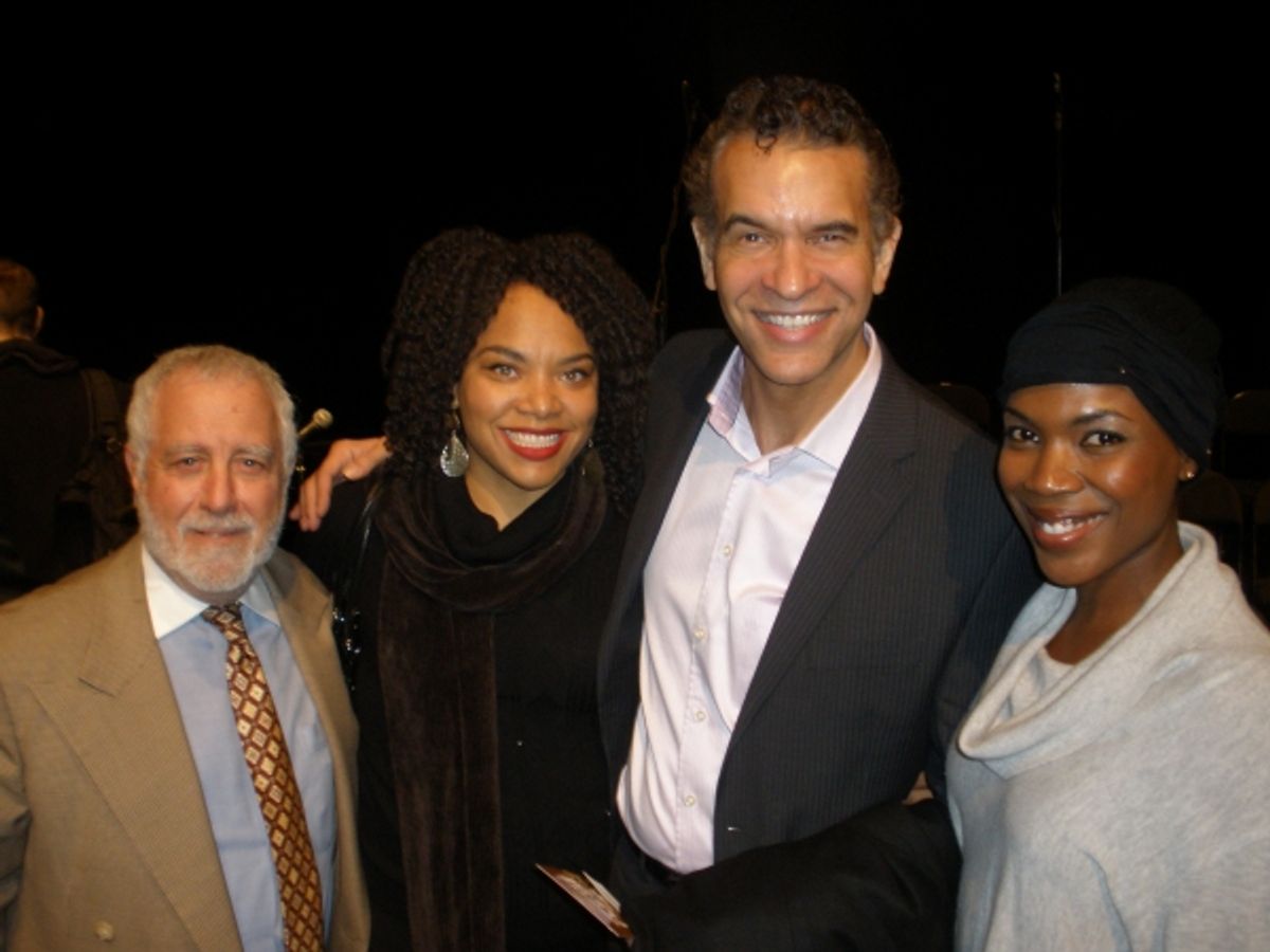 Michael Mann , Diana Zollicoffer, Brian Stokes Mitchell, and Kenyetta Lethridge at 