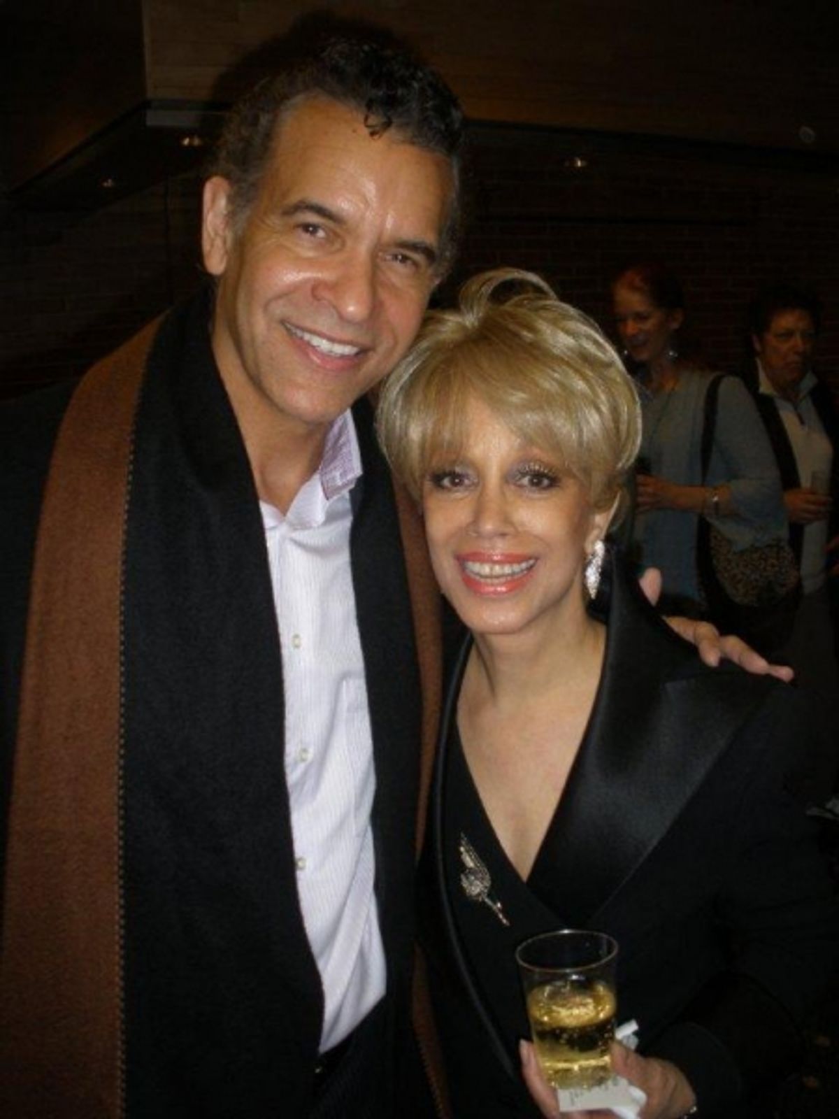 Brian Stokes Mitchell and Mercedes Ellington at 