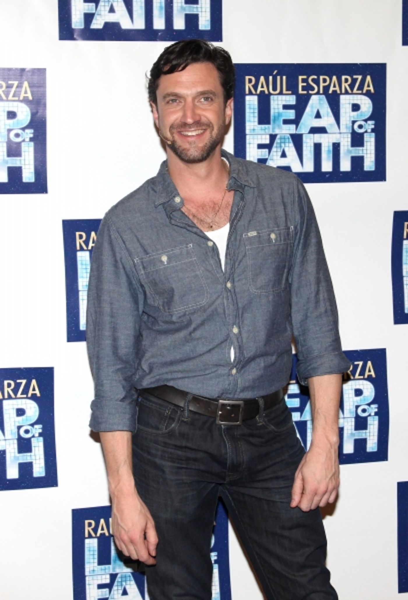 Photo Coverage: Raul Esparza, Jessica Phillips & LEAP OF FAITH Meets the Press!  Image