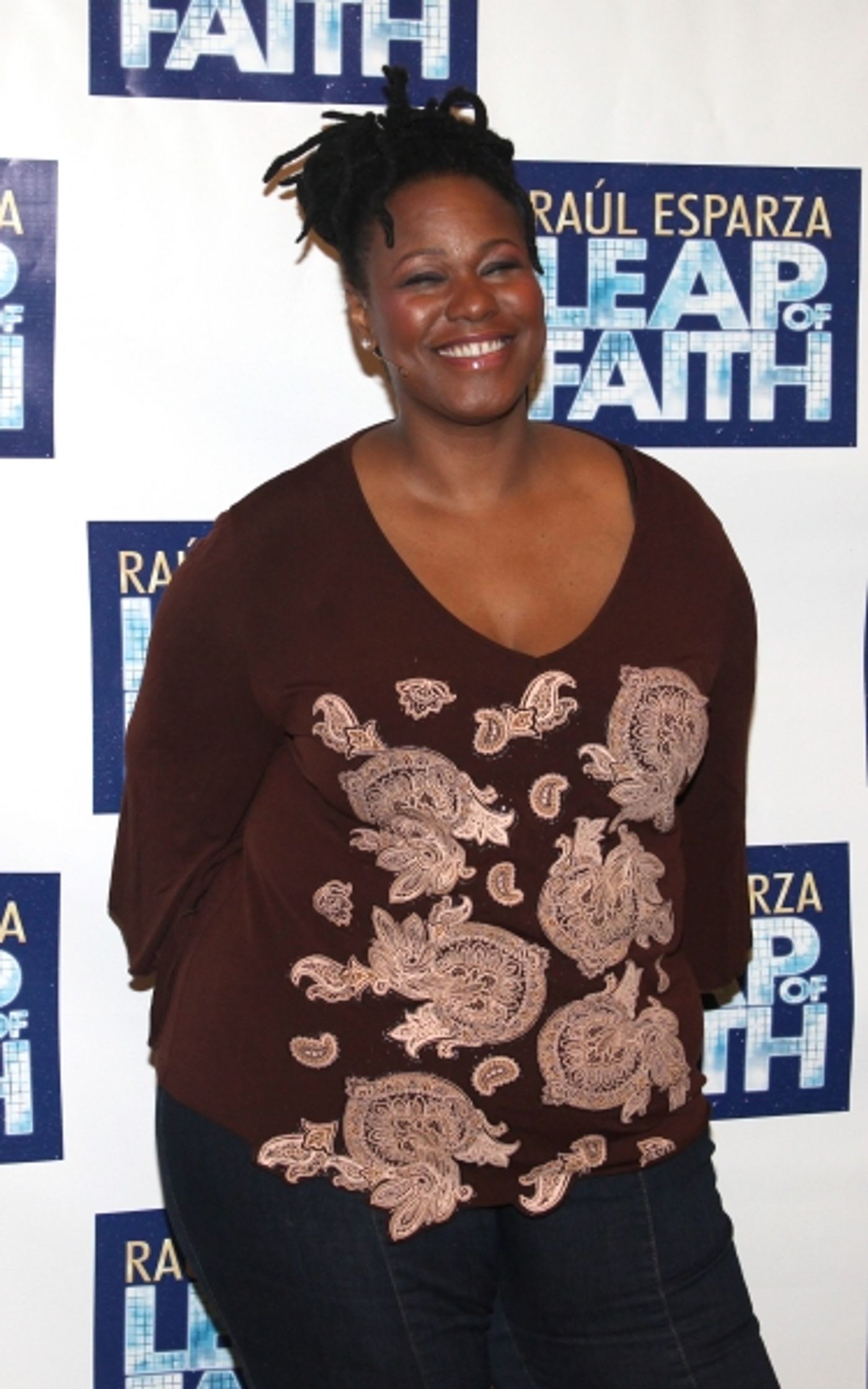 Photo Coverage: Raul Esparza, Jessica Phillips & LEAP OF FAITH Meets the Press!  Image