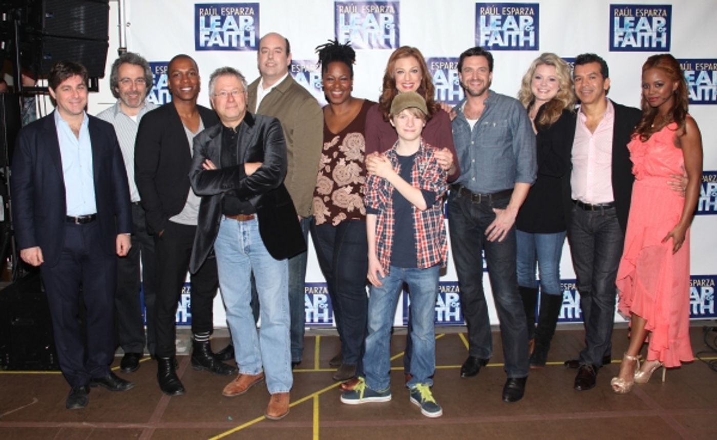 Photo Coverage: Raul Esparza, Jessica Phillips & LEAP OF FAITH Meets the Press!  Image