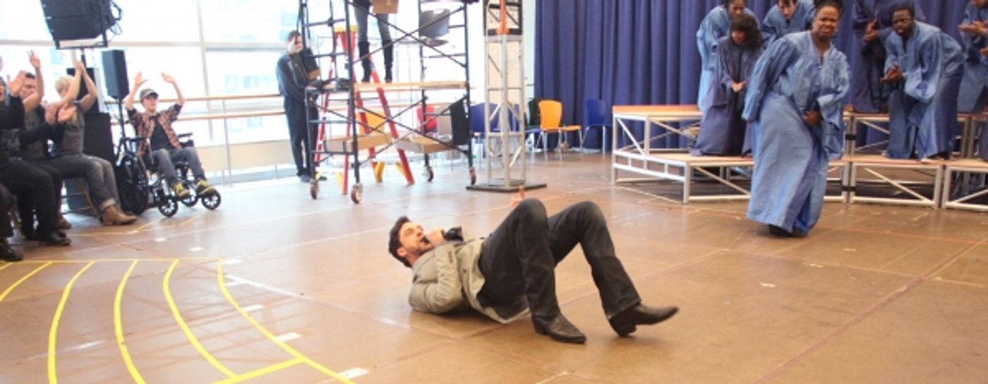 Photo Coverage: Raul Esparza, Jessica Phillips & LEAP OF FAITH Meets the Press!  Image