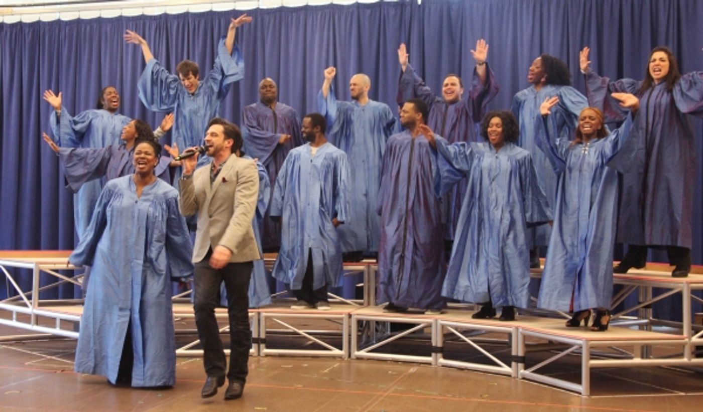 Photo Coverage: Raul Esparza, Jessica Phillips & LEAP OF FAITH Meets the Press!  Image