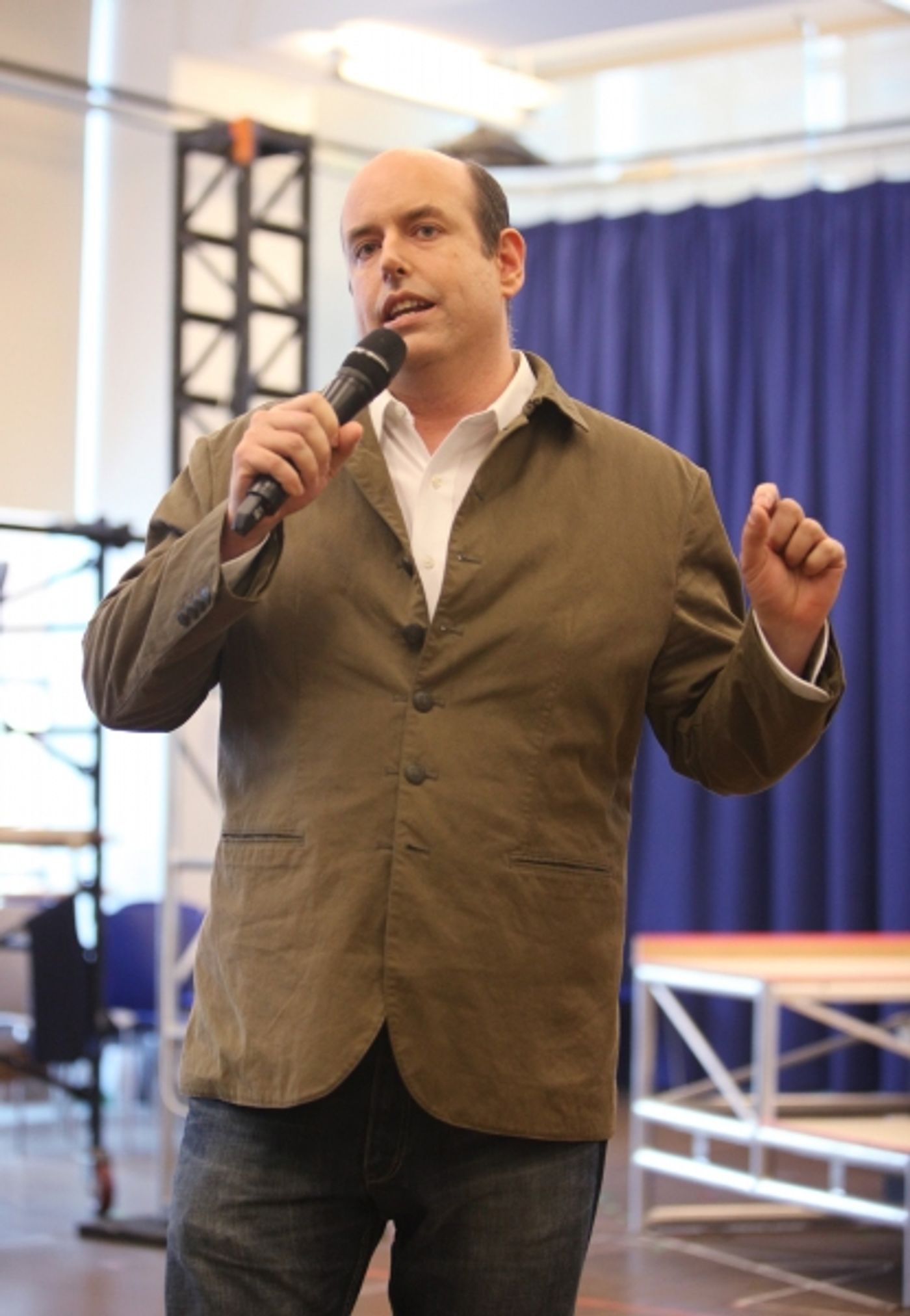 Photo Coverage: Raul Esparza, Jessica Phillips & LEAP OF FAITH Meets the Press!  Image