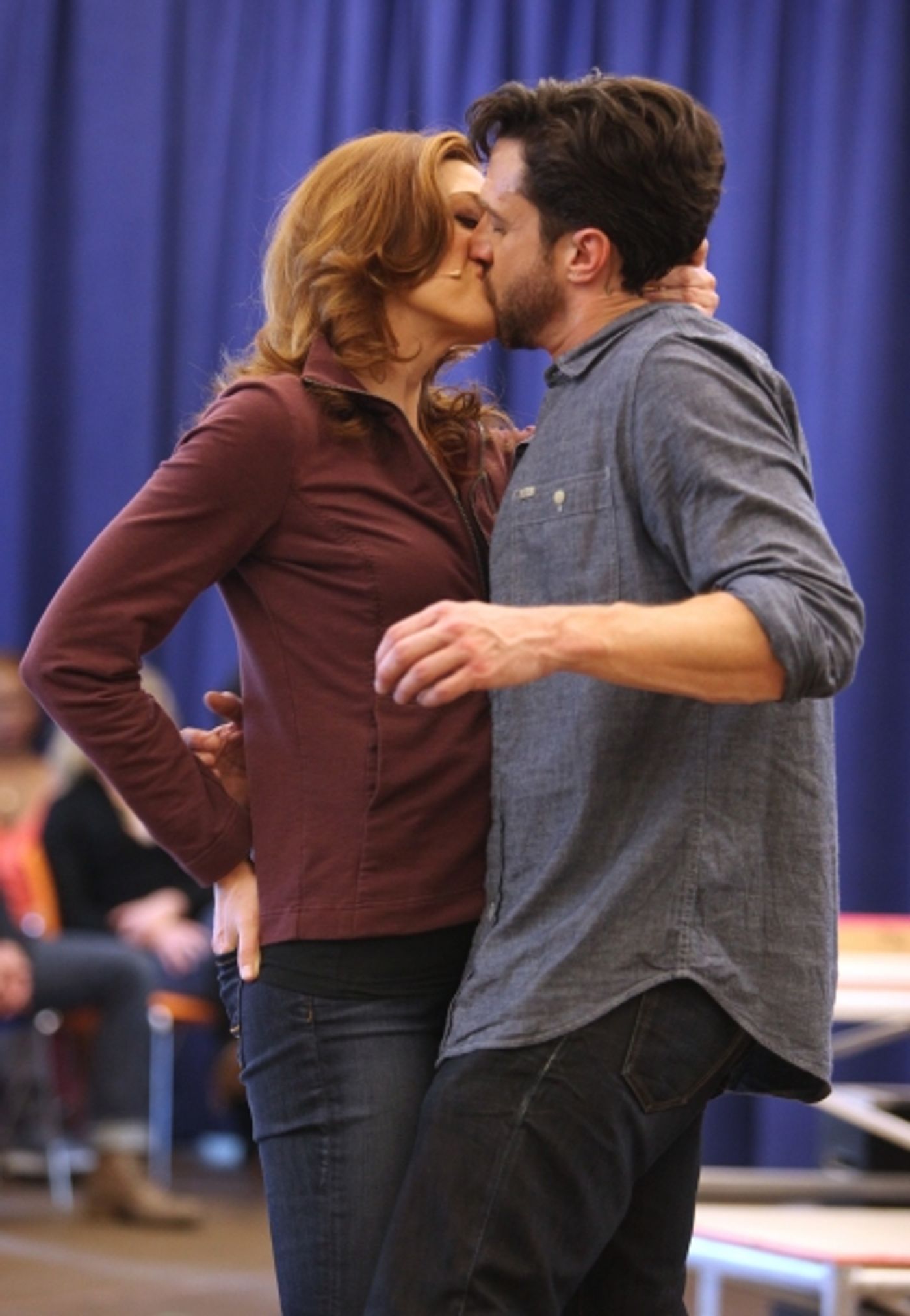 Photo Coverage: Raul Esparza, Jessica Phillips & LEAP OF FAITH Meets the Press!  Image