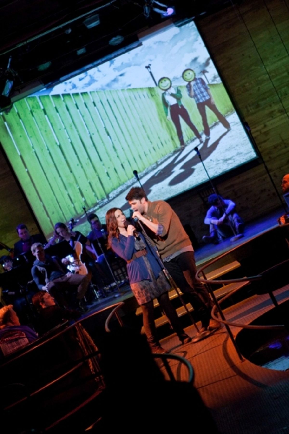 Lindsay Mendez and Ben Crawford at 