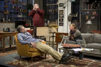 Randall Newsome and ensemble members Francis Guinan and Sally Murphy Photo