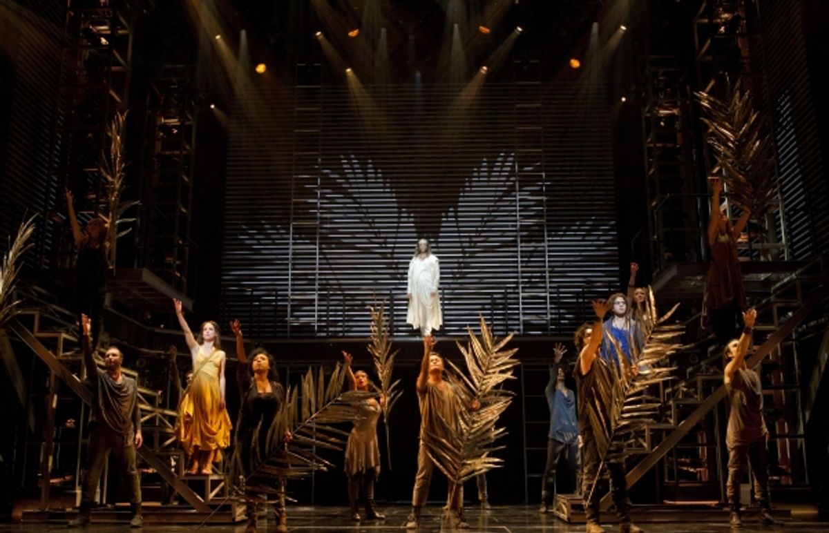 Paul Nolan and the company of JESUS CHRIST SUPERSTAR at 