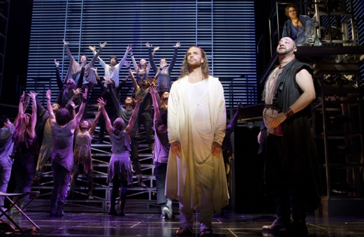 Paul Nolan, Lee Siegel & the Company of JESUS CHRIST SUPERSTAR at 