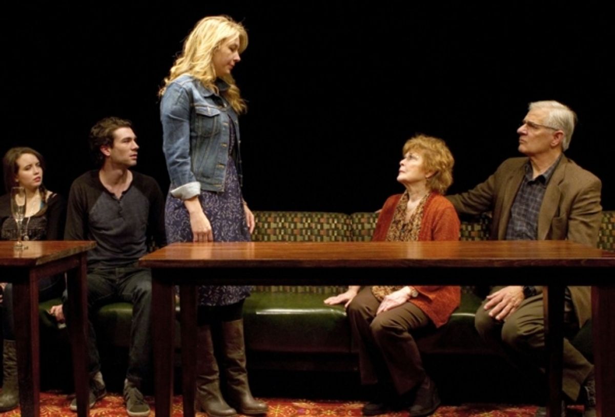 Phoebe Strole, Cameron Scoggins, Jennifer Mudge, Anita Gillette and Tom Bloom
 at 