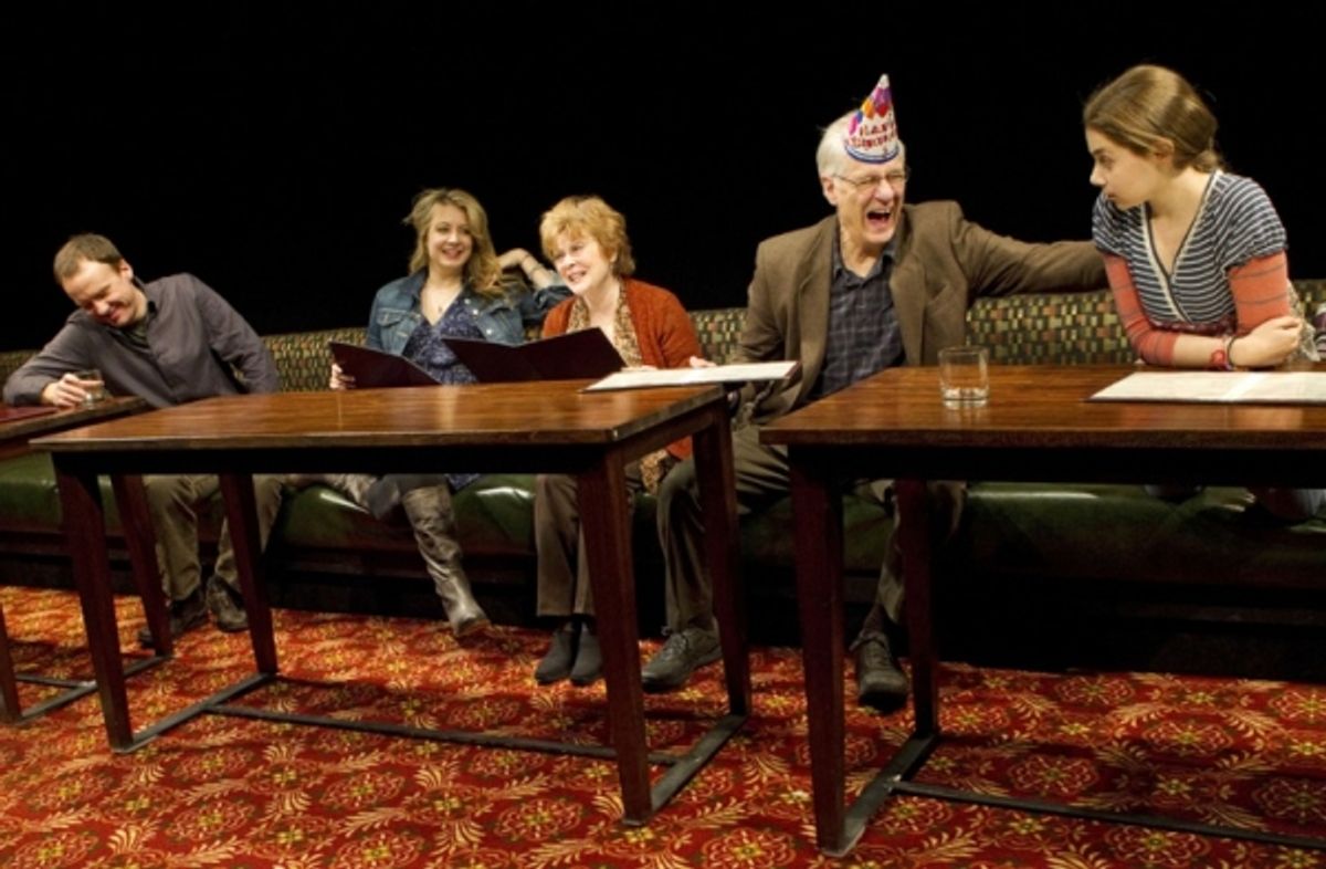 David Wilson Barnes, Jennifer Mudge, Anita Gillette, Tom Bloom and Rachel Resheff at 