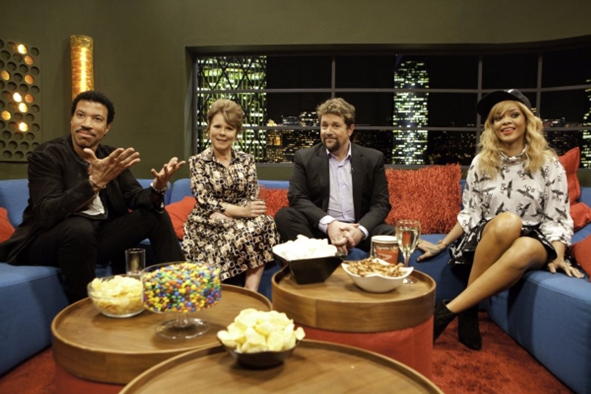 Lionel Richie, Imelda Staunton, Michael Ball and Rihanna at 