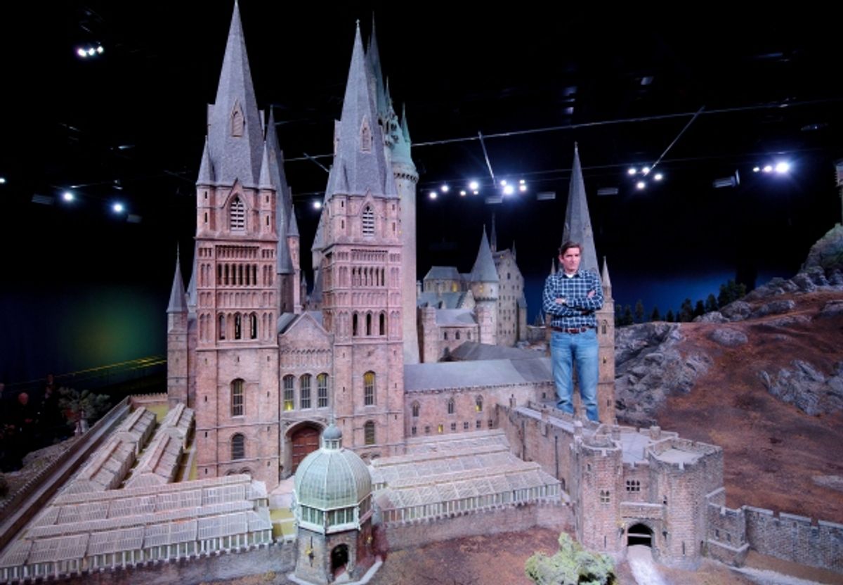 Jose Granel with Hogwarts Castle  at 