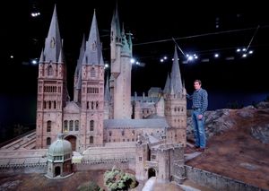 Jose Granel with Hogwarts Castle @ BroadwayWorld Jose Granel with Hogwarts Castle Photo